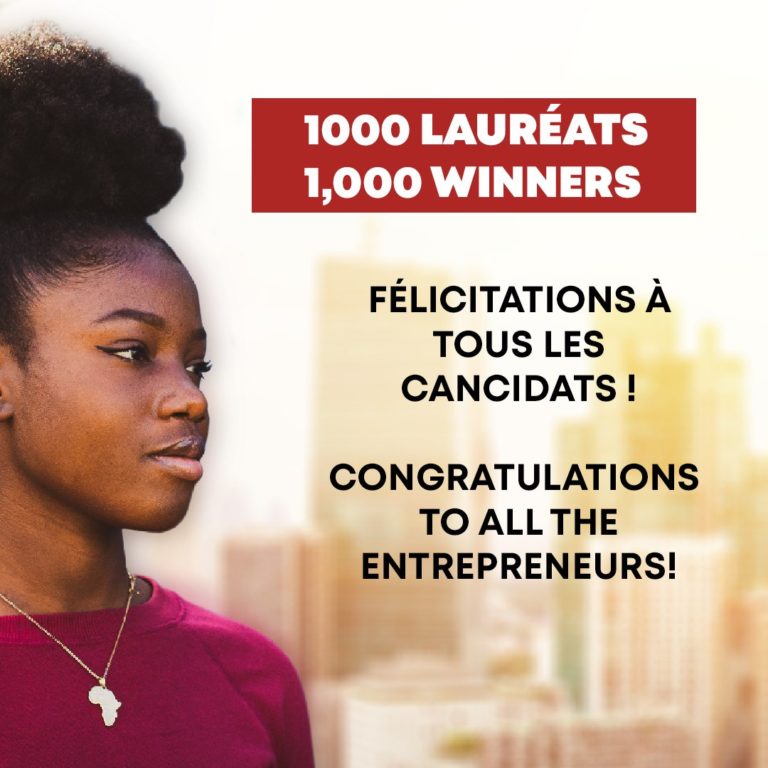 lauréats Challenge 1000 Entrepreneurs