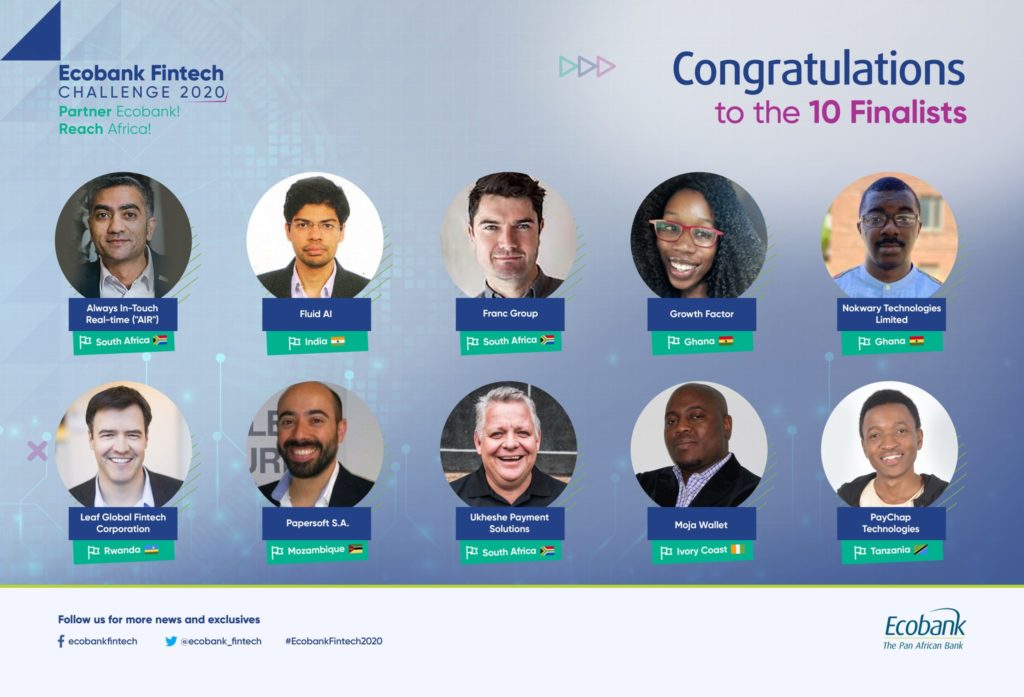 Ecobank Fintech Challenge 2020